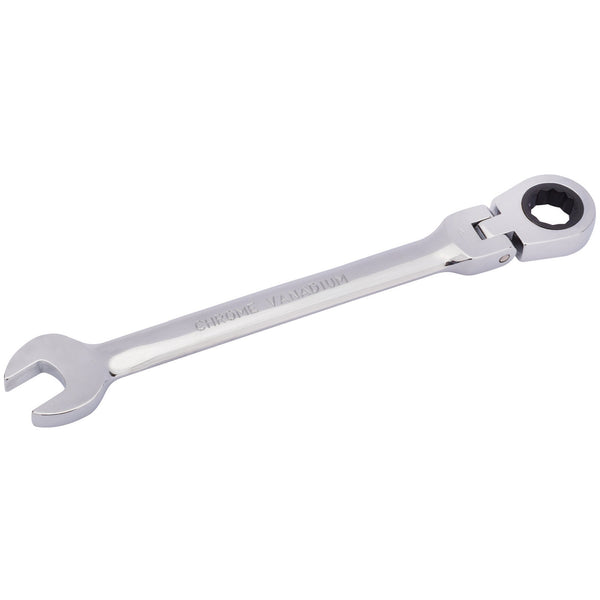 Draper 52016 Draper HI-TORQ&#174; Metric Flexible Head Ratcheting Combination Spanner, 14mm