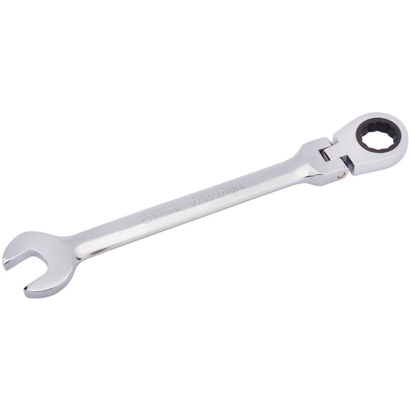 Draper 52020 Draper HI-TORQ&#174; Metric Flexible Head Ratcheting Combination Spanner, 18mm