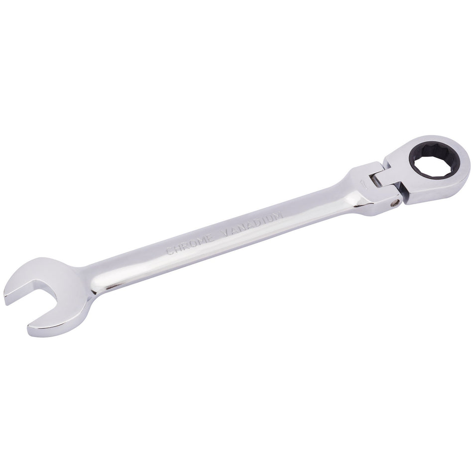 Draper 52021 Draper HI-TORQ® Metric Flexible Head Ratcheting Combination Spanner, 19mm