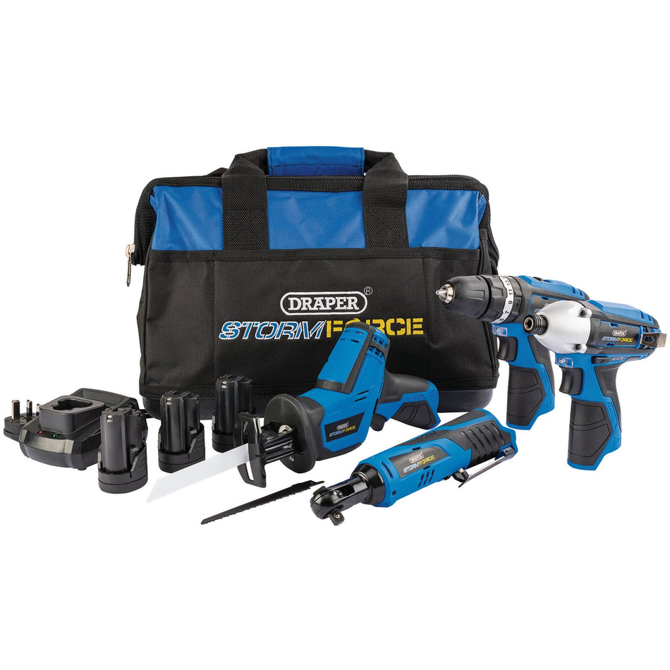 Draper 52023 Draper Storm Force ® 10.8V Power Interchange Kit (9 Piece)