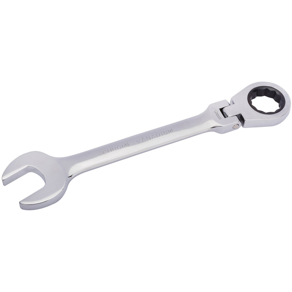 Draper 52027 Draper HI-TORQ® Metric Flexible Head Ratcheting Combination Spanner, 30mm