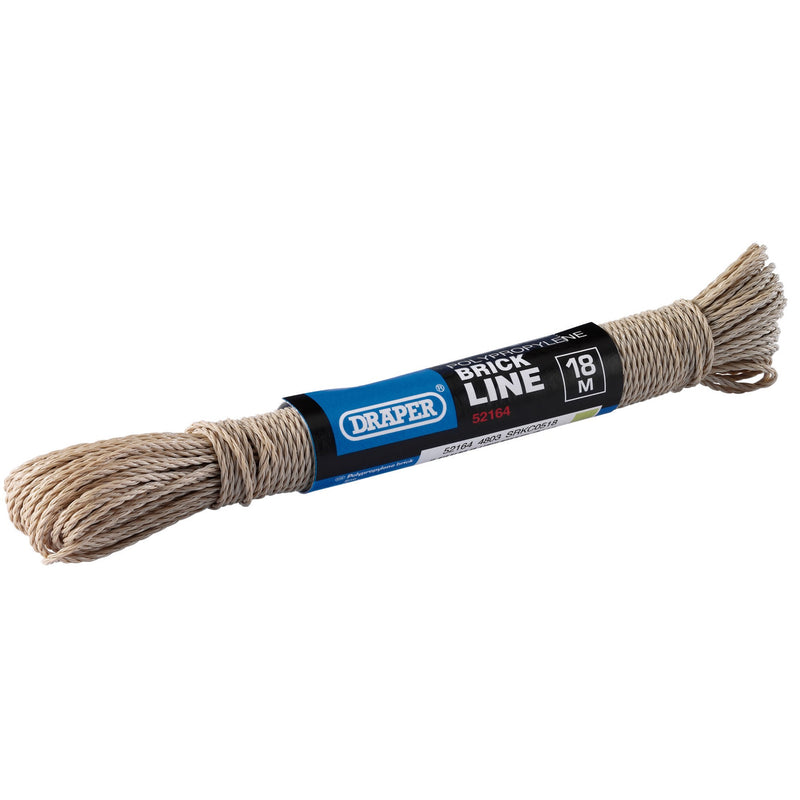 Draper 52164 Polypropylene Brick Line, 18m (Approx)