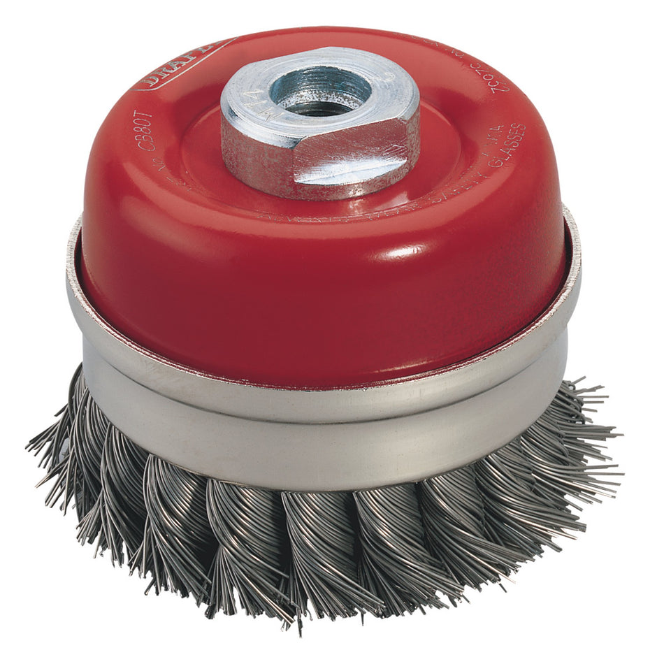 Draper 52632 Draper Expert Twist Knot Wire Cup Brush, 80mm, M14