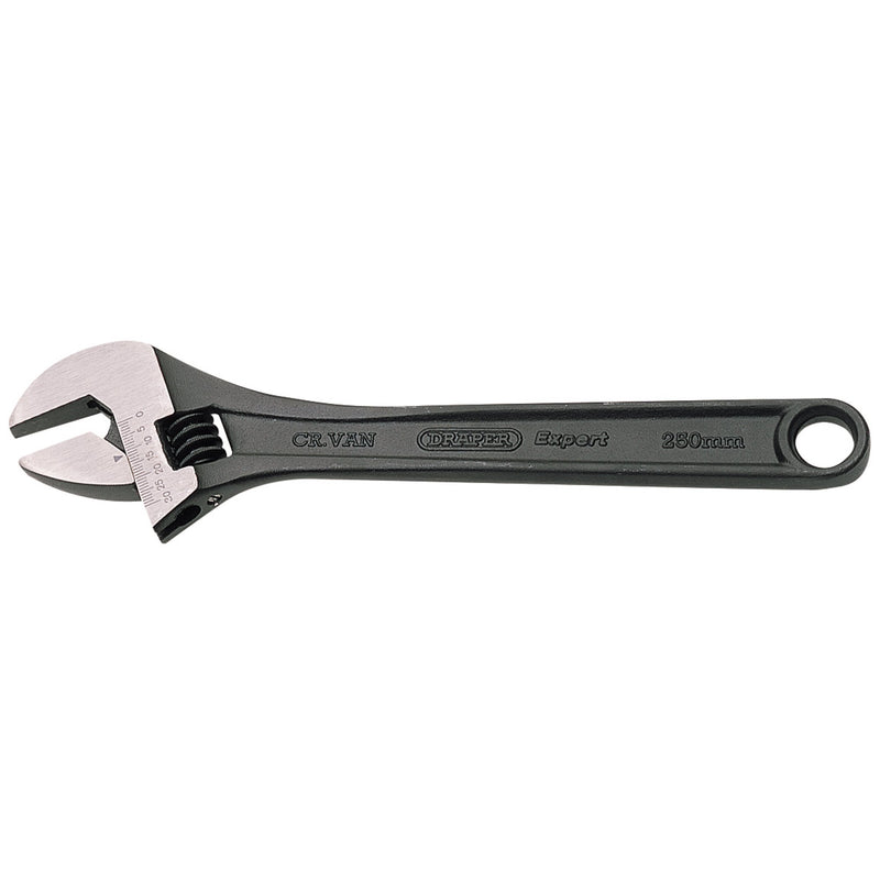 Draper 52681 Crescent-Type Adjustable Wrench with Phosphate Finish, 250mm