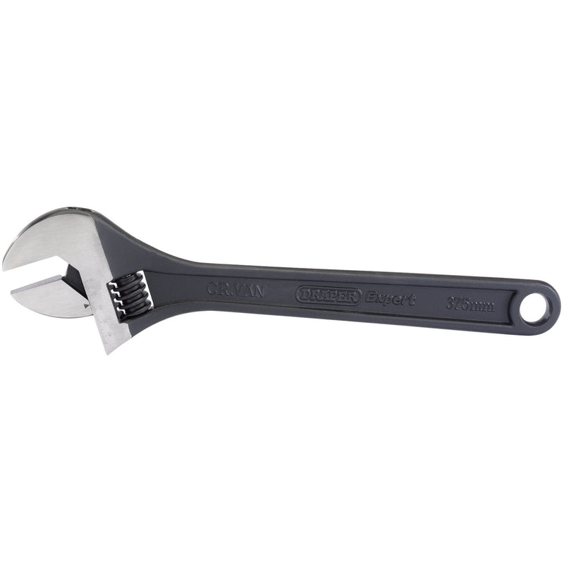 Draper 52683 Crescent-Type Adjustable Wrench with Phosphate Finish, 375mm