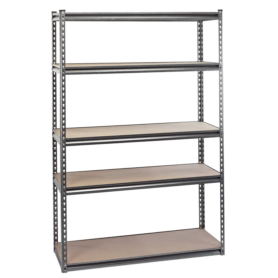 Draper 52958 Heavy-Duty Steel Shelving Unit, 5 Shelves, L1220 x W610 x H1830mm
