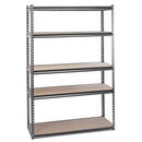 Draper 52958 Heavy-Duty Steel Shelving Unit, 5 Shelves, L1220 x W610 x H1830mm
