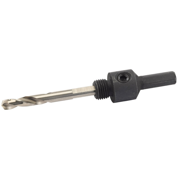 Draper 52982 Hex. Shank Holesaw Arbor with HSS Pilot Drill for 14 - 30mm Holesaws, 5/16" Thread