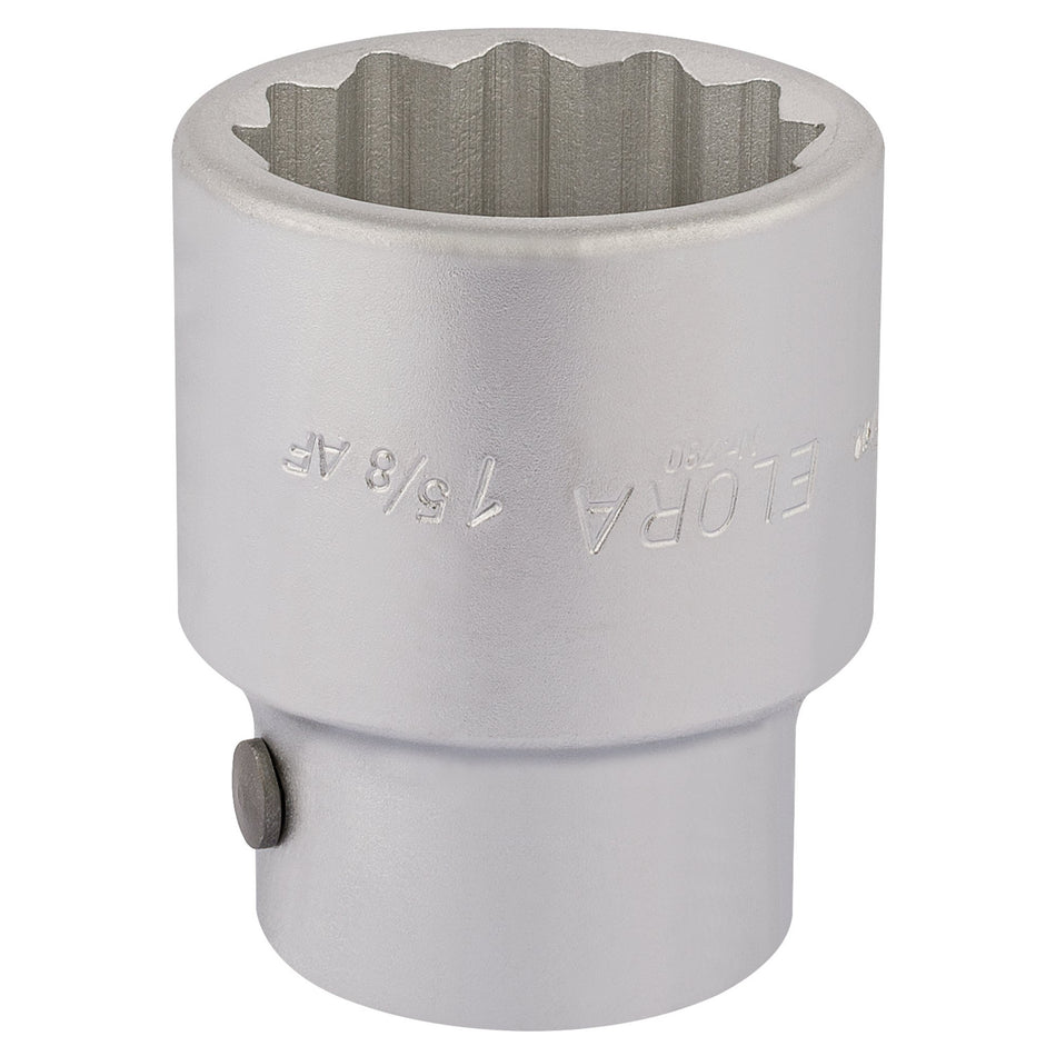 Draper 53061 Elora Bi-Hexagon Socket, 1" Sq. Dr., 1.5/8"