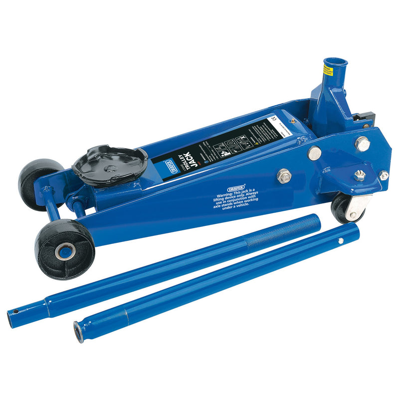 Draper 53089 Garage Trolley Jack, 3 Tonne