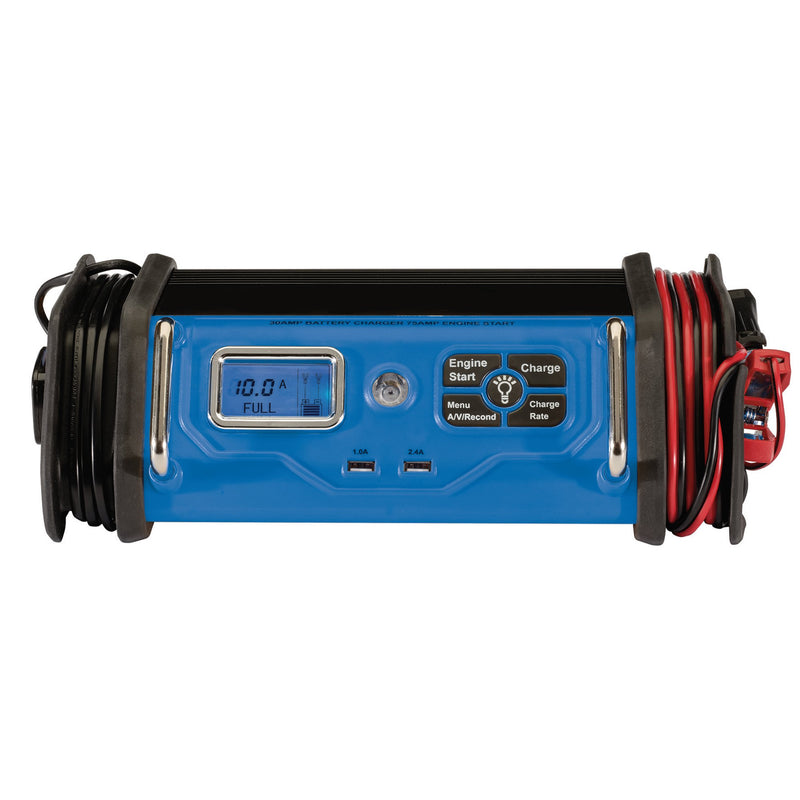 Draper 53171 12V Battery Starter/Charger, 30A