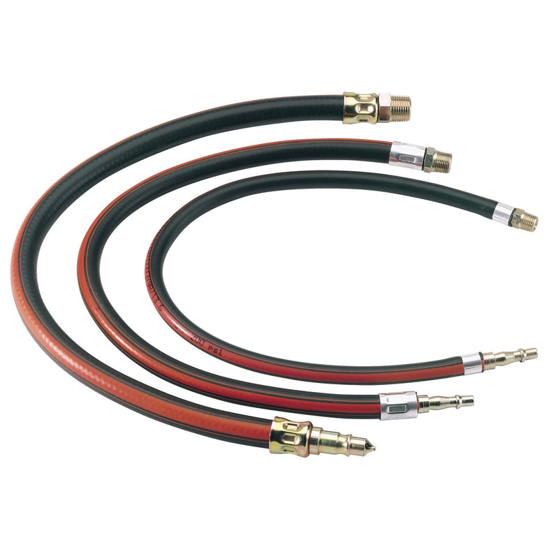 Draper 54438 Air Line Whip Hose, 600mm, 1/4" BSP