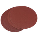Draper 54665 Assorted Self-Adhesive Aluminium Oxide Sanding Discs, 200mm (Pack of 5)