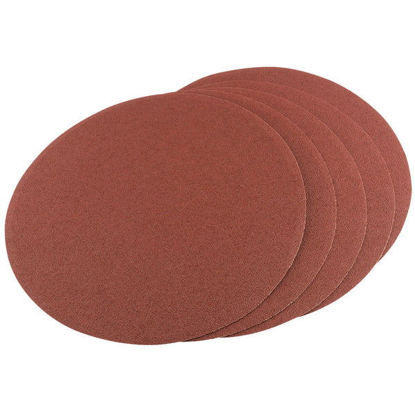 Draper 54667 Self-Adhesive Aluminium Oxide Sanding Discs, 200mm, 80 Grit (Pack of 5)