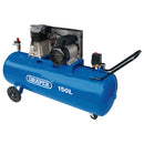 Draper 55305 Wheeled Belt-Driven Air Compressor, 150L, 2.2kW
