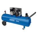 Draper 55315 Belt-Driven Air Compressor, 200L, 2.2kW