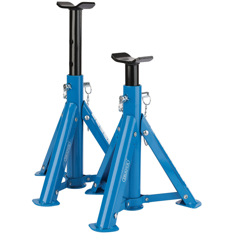 Draper 55319 Folding Axle Stands, 2 Tonne (Pair)
