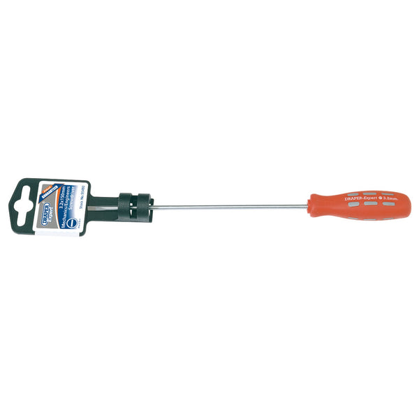 Draper 55493 Plain Slot Parallel Tip Mechanic's Screwdriver, 3.2 x 150mm