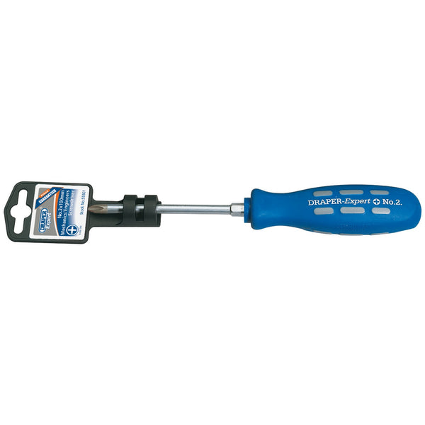 Draper 55501 Draper Expert Cross Slot Mechanic's Screwdriver, No.2 x 100mm
