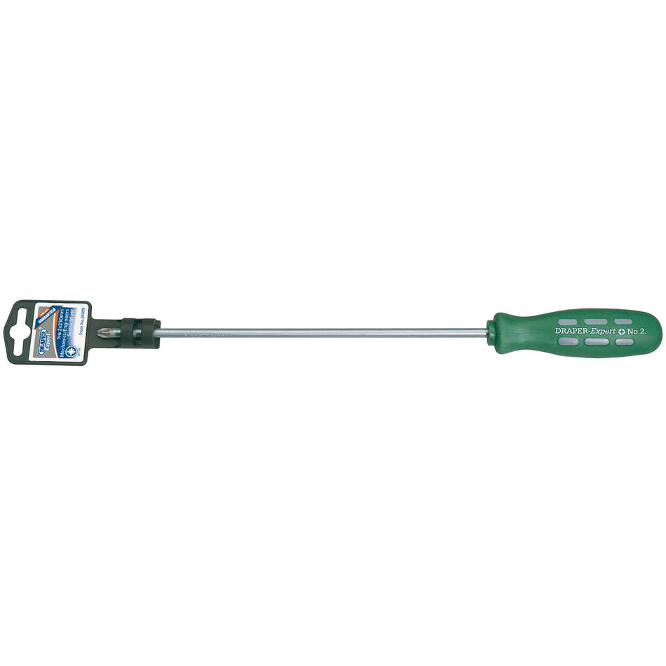 Draper 55509 Long Reach Mechanic's/Engineers PZ Type Screwdriver, No.2 x 250mm