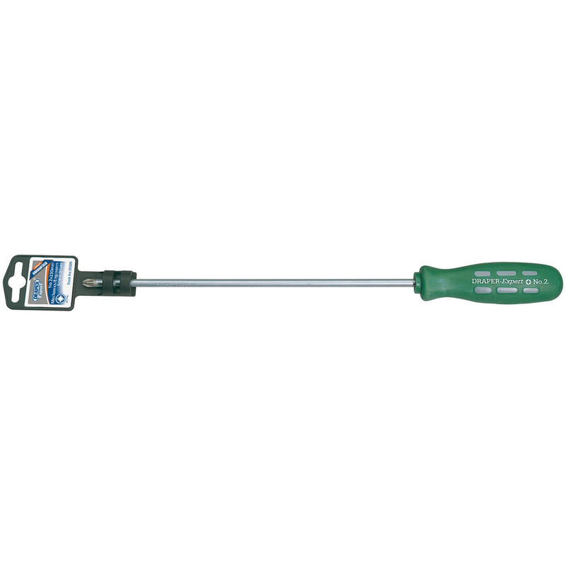 Draper 55509 Long Reach Mechanic's/Engineers PZ Type Screwdriver, No.2 x 250mm