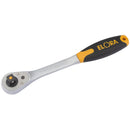 Draper 55536 Elora Quick Release Soft Grip Reversible Ratchet, 1/2" Sq. Dr., 270mm