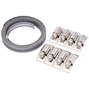 Draper 55592 Wide Hose Clamp Set, 12mm