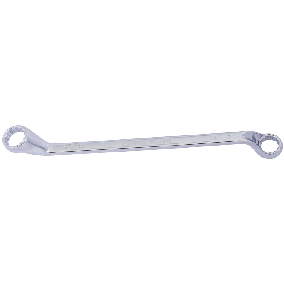 Draper 55693 HI-TORQ® Deep Offset Ring Spanner, 18 x 19mm