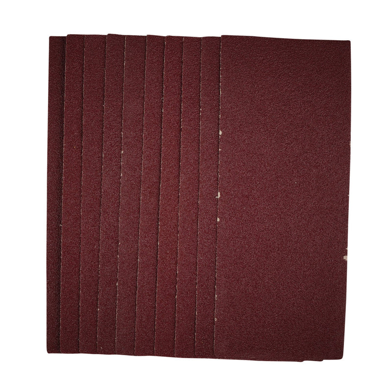 Draper 55737 1/3 Sanding Sheets, 93 x 230mm, 40 Grit (Pack of 10)