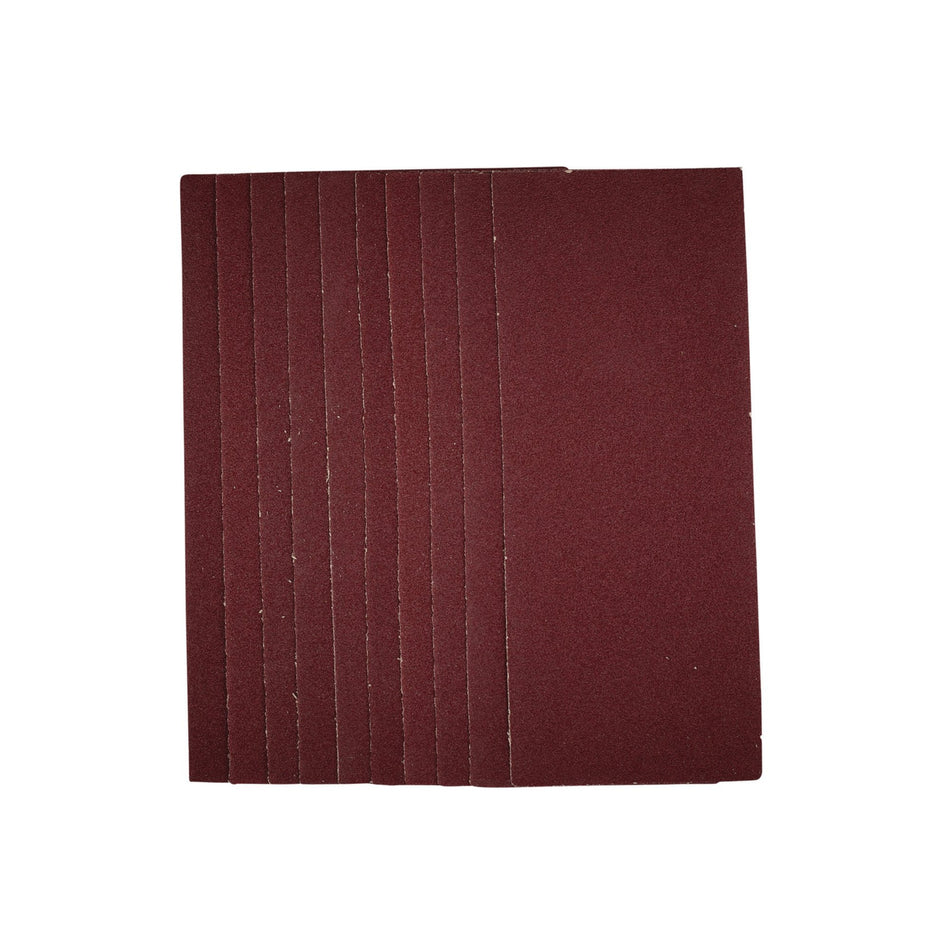 Draper 55748 1/3 Sanding Sheets, 93 x 230mm, 80 Grit (Pack of 10)