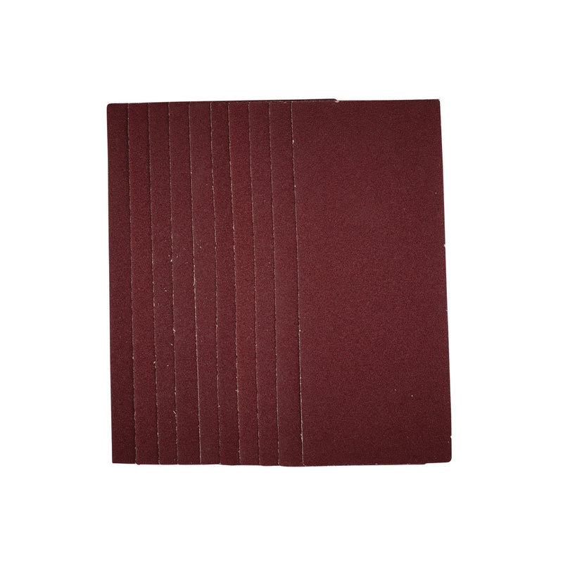 Draper 55748 1/3 Sanding Sheets, 93 x 230mm, 80 Grit (Pack of 10)