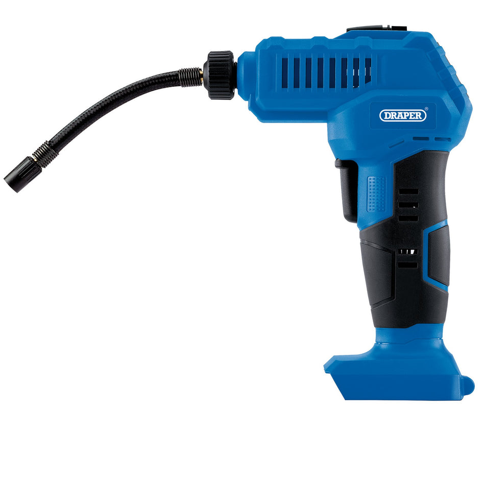 Draper 55767 D20 20V Air Inflator (Sold Bare)