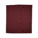 Draper 55865 1/2 Sanding Sheets with Hook and Loop, 115 x 230mm, 240 Grit (Pack of 10)