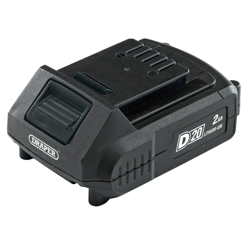Draper 55887 D20 20V Li-ion Battery, 2.0Ah