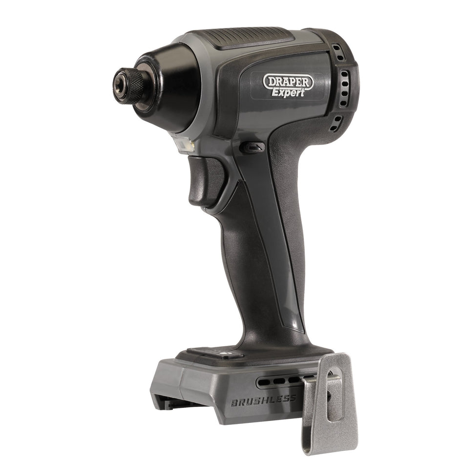 Draper 55944 XP20 20V Brushless Impact Driver, 200Nm (Sold Bare)