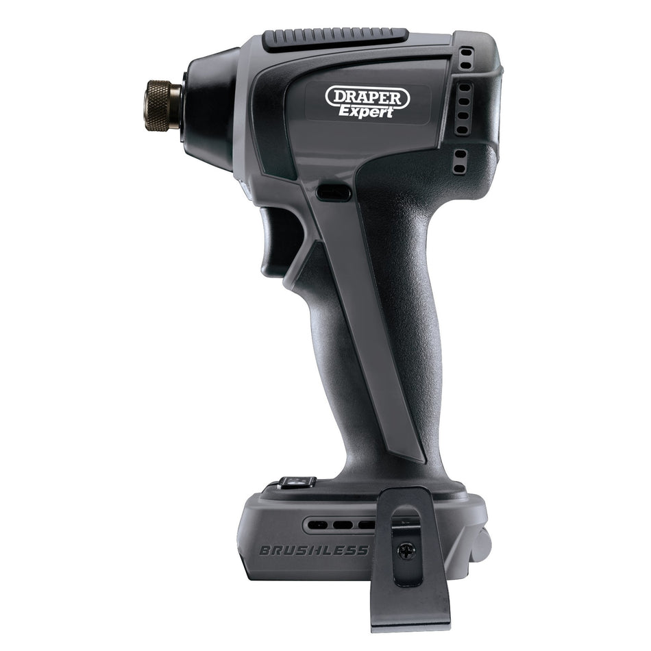 Draper 55944 XP20 20V Brushless Impact Driver, 200Nm (Sold Bare)