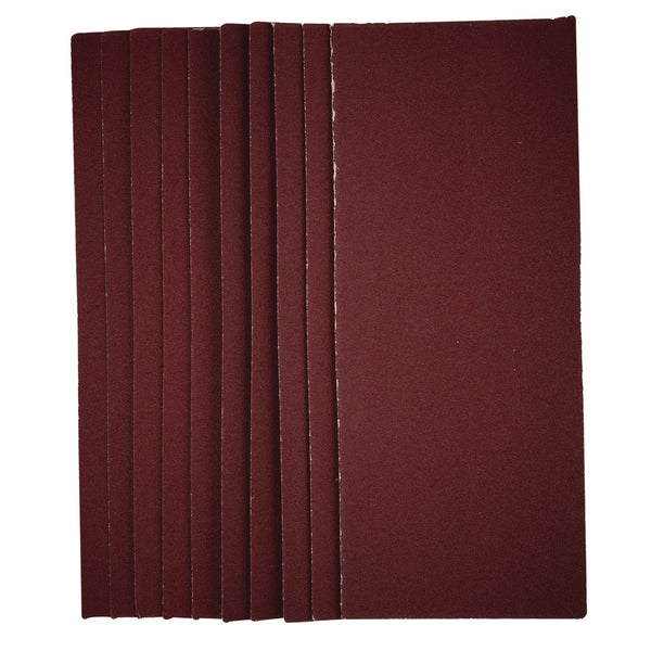 Draper 57112 1/2 Sanding Sheets, 115 x 280mm, 120 Grit (Pack of 10)