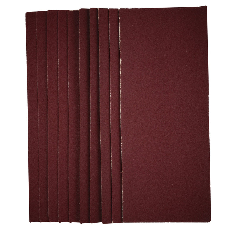 Draper 57112 1/2 Sanding Sheets, 115 x 280mm, 120 Grit (Pack of 10)