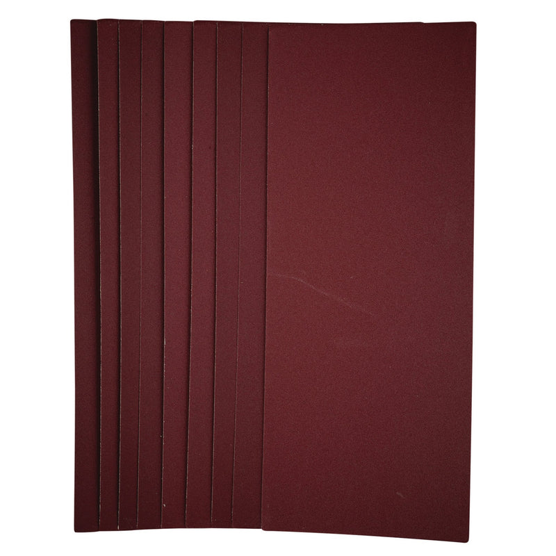 Draper 57372 1/2 Sanding Sheets, 115 x 280mm, 240 Grit (Pack of 10)