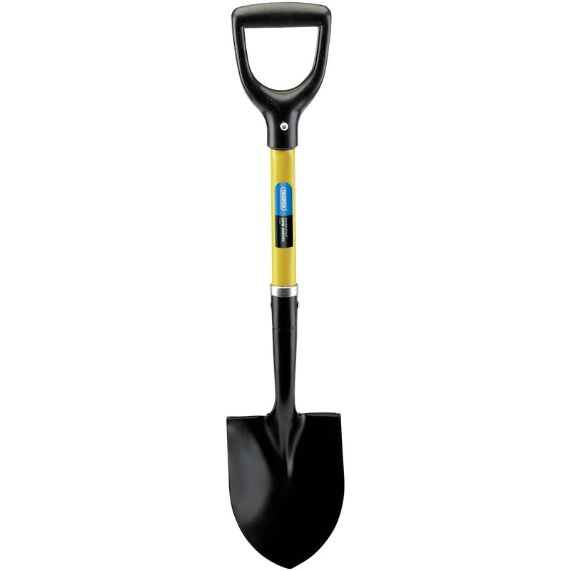 Draper 57569 Round Point Mini Shovel with Fibreglass Shaft