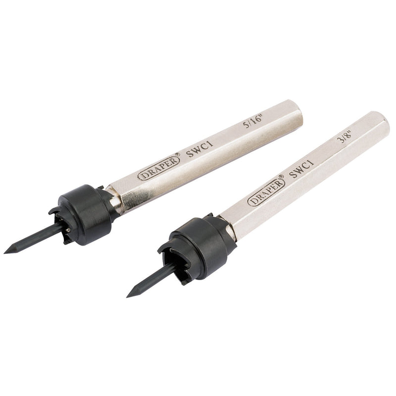 Draper 57624 Spot Weld Cutter Set, 3/8" and 5/16"