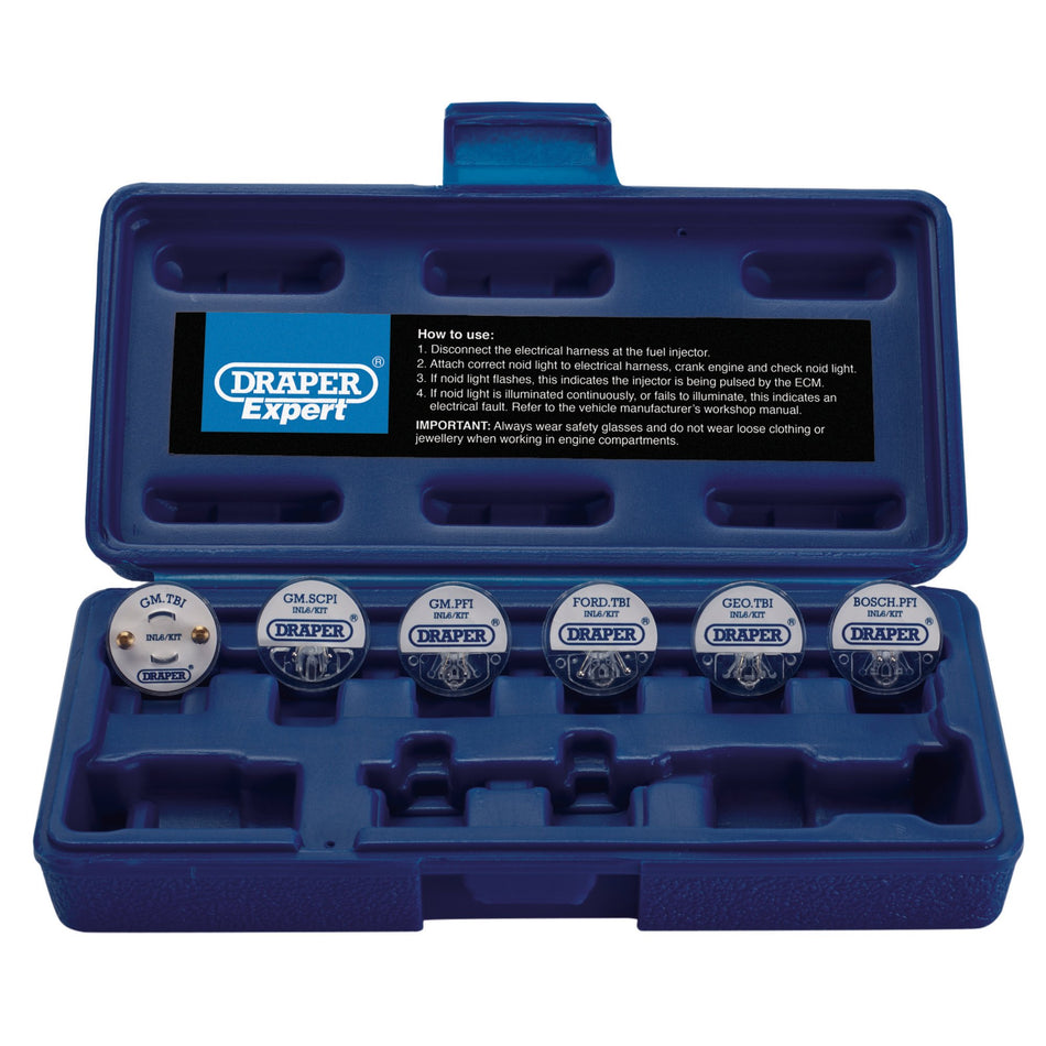 Draper 57798 Injector Noid Light Kit (6 Piece)