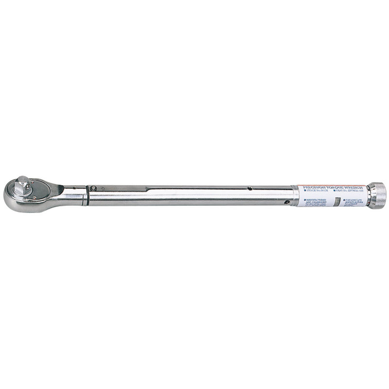 Draper 58138 Draper Expert Precision Torque Wrench, 1/2" Sq. Dr., 30 - 100Nm