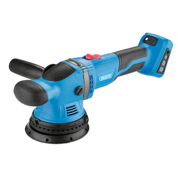 Draper 58318 D20 20V Brushless Random Orbit Polisher, 125mm (Sold Bare)