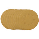 Draper 58340 Gold Sanding Discs with Hook & Loop, 125mm, 240 Grit (Pack of 10)
