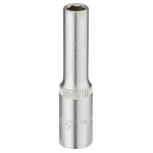 Draper 58724 Elora Deep Socket, 1/4" Sq. Dr., 5.5mm