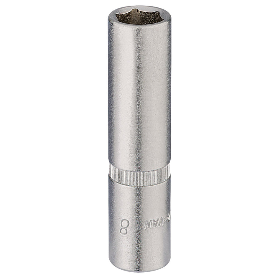 Draper 58728 8.0MM EXTRA DEEP SOCKET 1/4"DR