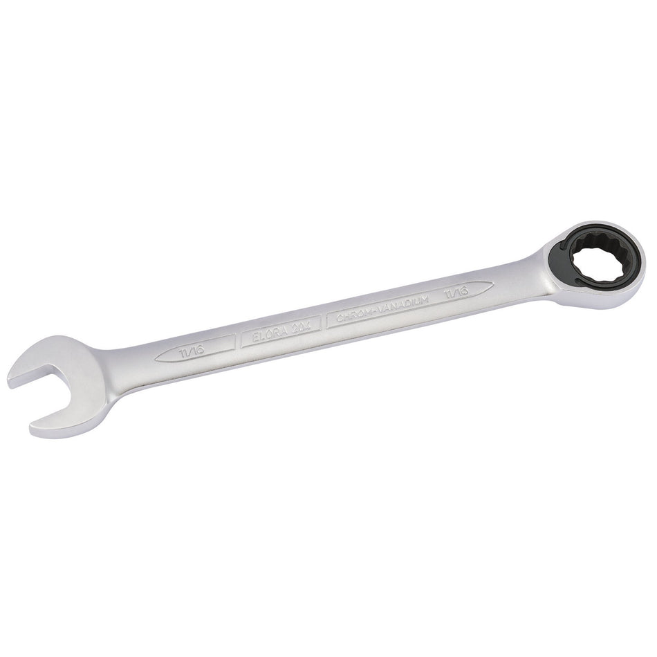 Draper 58930 Imperial Ratcheting Combination Spanner, 11/16"