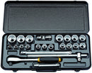 Draper 50649 Elora Imperial Socket Set, 1/2" Sq. Dr. (23 Piece)