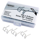 Draper 64759 0.8MM Bent Castle Staples (50)